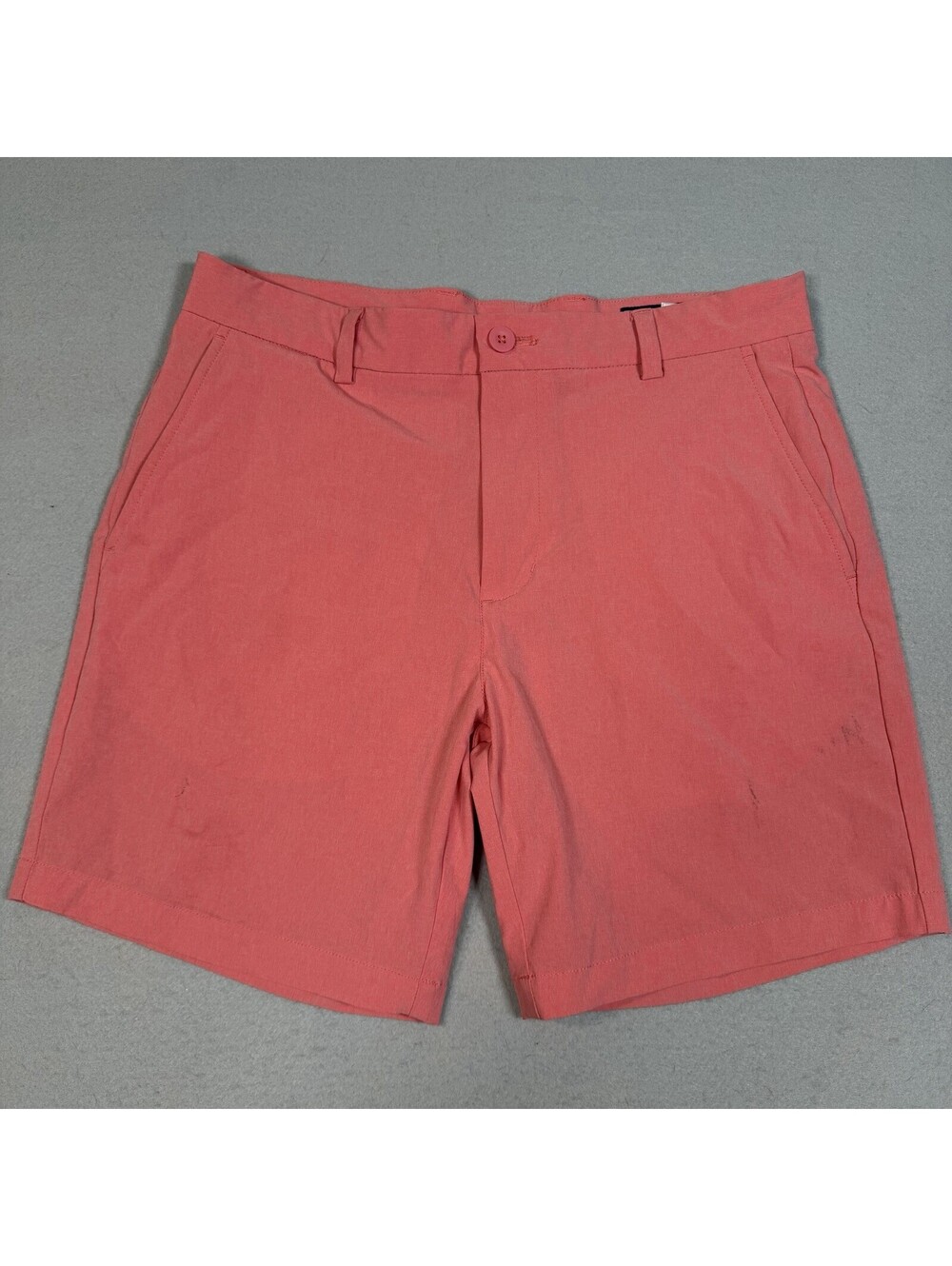 Vineyard Vines Shorts Mens 33 Pink Nylon Performance Stretch Golf Travel Preppy